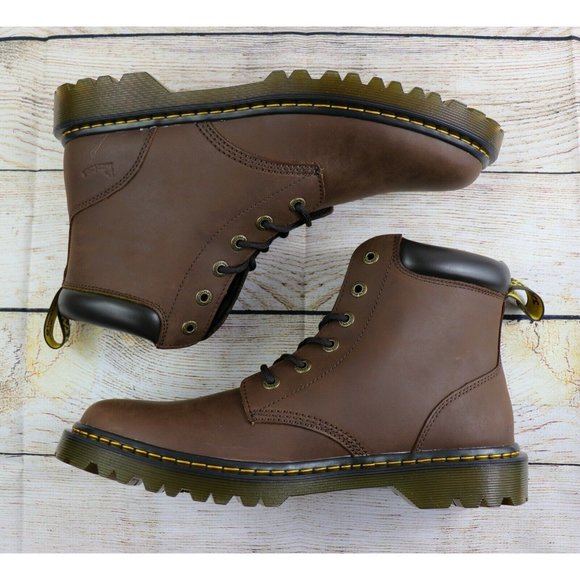 Dr Martens Air Wair Cartor Dark Brown Mens Boot 12 - Picture 4 of 12